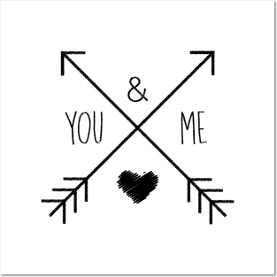 you and me Posters and Art